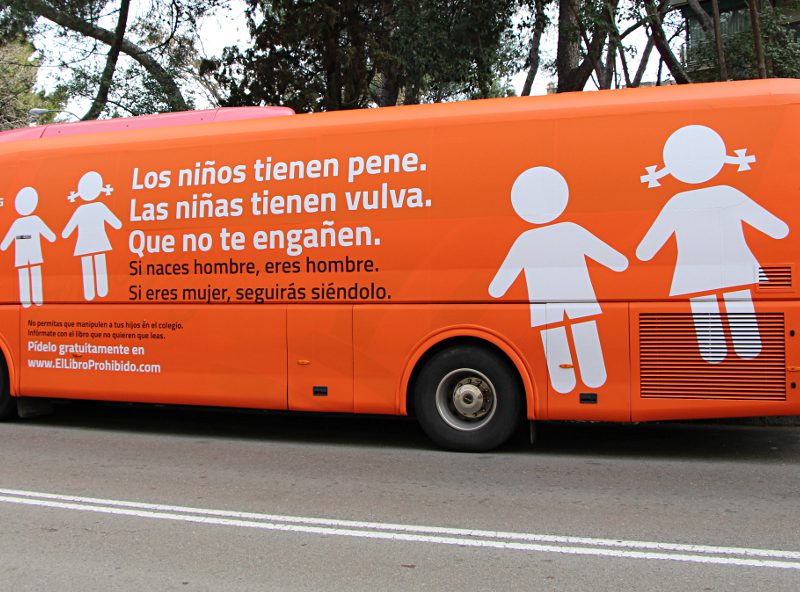 The bus of HazteOir.org