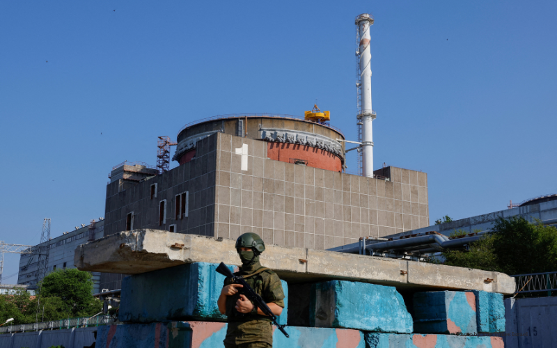 Zaporizhzhia nuclear power plant. Photo: REUTERS
